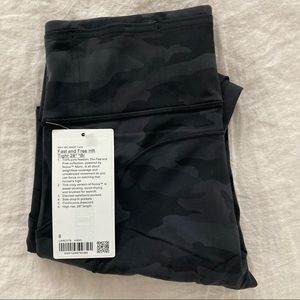 Lululemon - Fast & Free Brushed Fabric High-Rise Tight 28" - NWT